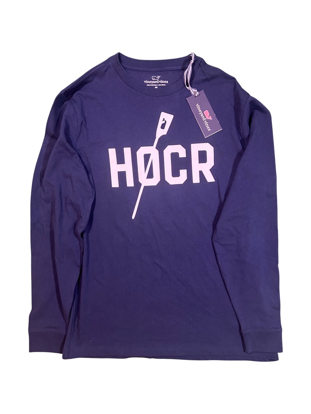 Vineyard Vines Navy Blue HOCR Head Of The Charles Regatta Single Oar Tee T-Shirt